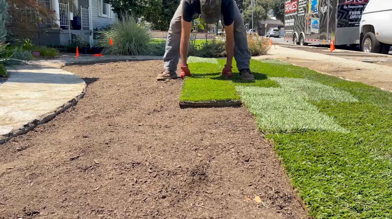 Professional sod installation and lawn renovation in Bell Gardens